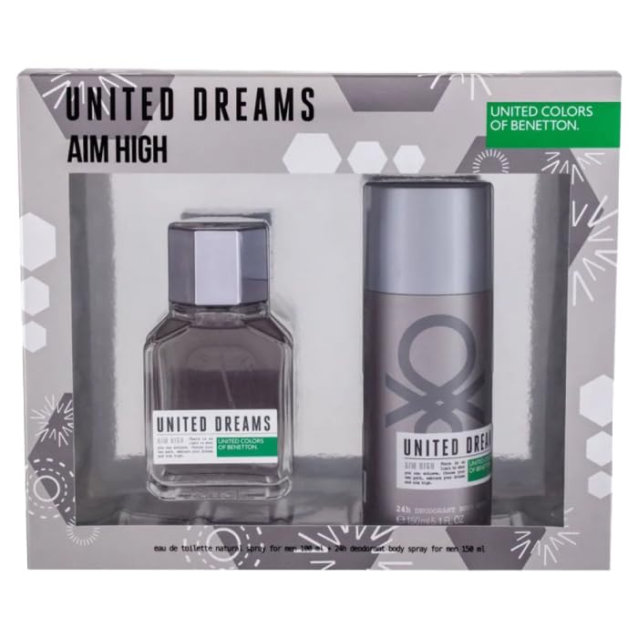 Opiniones y reviews de United Dreams Perfume los 5 mejores. 49 Z4 Set Benetton Aim High 3Pzs 100ml EDT Spray/Desodorante 150ml Spray