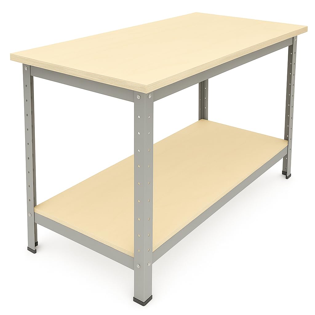 Profi Werkbankplatte 30 mm Multiplex – stabile Arbeitsplatte für Werkbank, Arbeitstisch & Werktisch – robuste Holzplatte für Werkstatt, Garage & Hobby (150 cm x 70 cm x 3 cm Multiplexplatte)