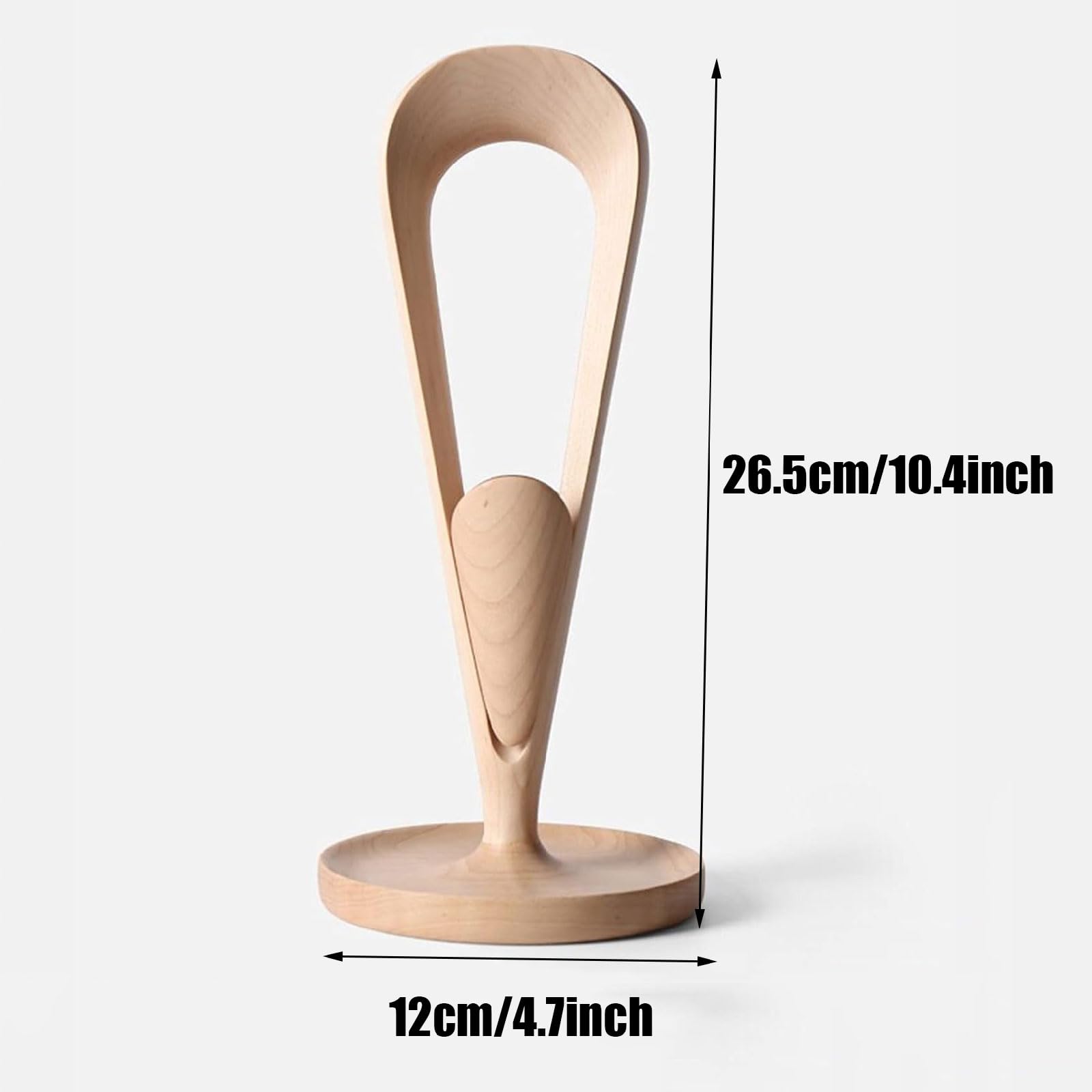 TOMRAIN Supporto per Cuffie/Supporto per Cuffie Supporto per Cuffie da Tavolo in Legno massello Supporto per Cuffie in Grana di Noce Rack di stoccaggio per Cuffie Creativo