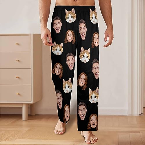 YESCUSTOM Personalized Photo Face Pajama Pants Custom Christmas Pajama Bottoms for Women and Man4