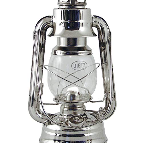 Preisvergleich Produktbild Dietz Original Sturmlaterne vernickelt, Höhe 25,4 cm