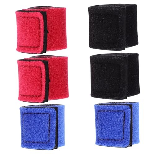 ifundom 1set Fishing Rod Tie Strap Cover Fishing Pole Ties Wraps for Durable Sleeve Accessories Rods Long Lanyard Fishing Pole Poles Fishing Rod Holder Fishing Belt Neoprene Embossed 6pcs