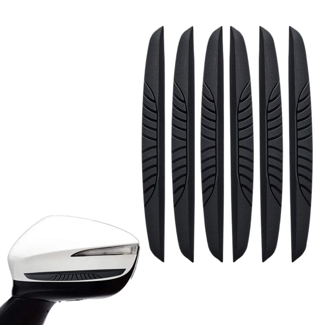 6 Pezzi Paracolpi Auto, Protezione Portiere, Proteggi Sportello, Bordo Protector per Specchietto Retrovisore, Porta, Dispositivi di Protezione per Bordi Della Portiera dell’auto, per Porte Auto,Garage