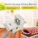 Electric Sausage Knotting Machine, 2 Switch Modes 50mm/1.96inch Aperture Electric Automatic Tying, Sausage Linker for Food Factory Restaurant Home, 304 Stainless Steel