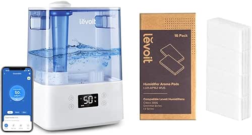 LEVOIT Classic300S Ultrasonic Smart 6L Top Fill Humidifier Bundle with