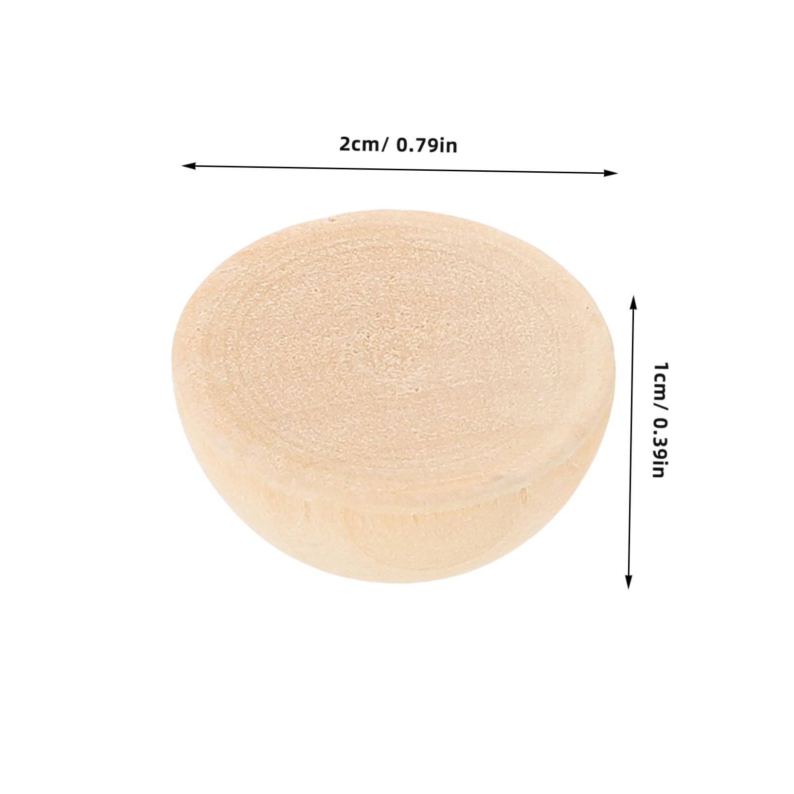 Tofficu 400stücke Holzperlen Unlackierte Bastelperlen Naturholz Für Kreative Handwerksprojekte Unbohrbare Halbperlen Für Und Schmuckgestaltung