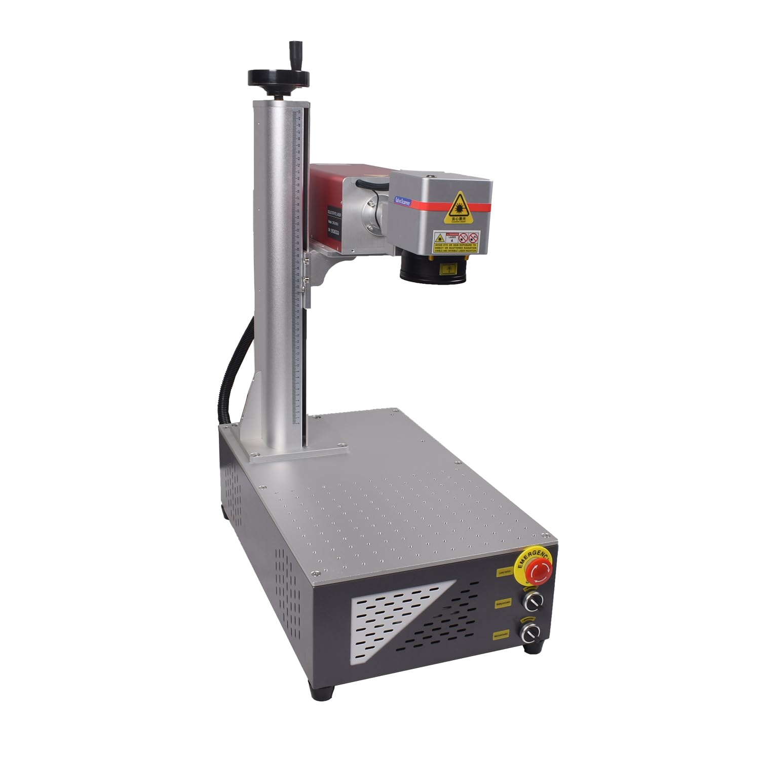 5W Machine de Marquage Laser UV, Graveur Laser UV de Bureau pour Métal, Plastique, Verre, Bois, Cuir, Pierre, Marqueur Laser pour Logo, QR Code, N° Série, Date, Refroidissement Air, CE, 220V