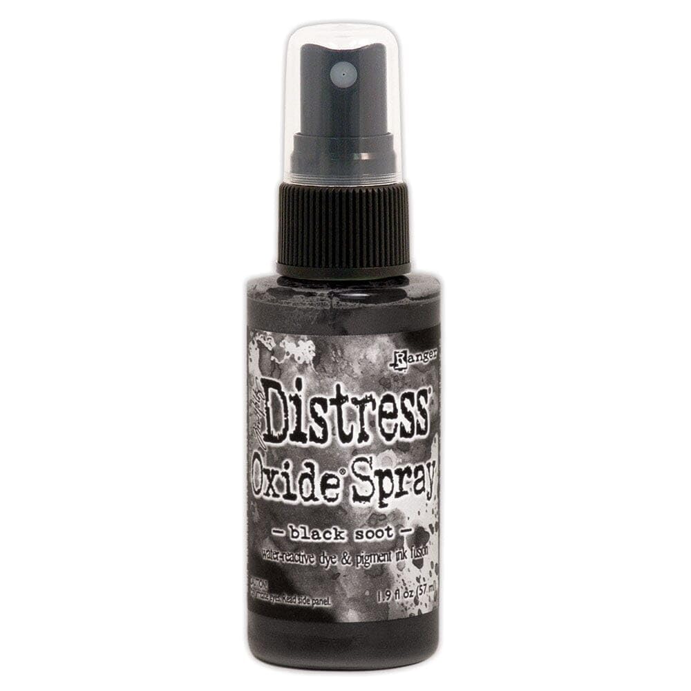 Tim Holtz - Ranger DISTRESS OXIDE SPRAY BLACK SPOT, 1.9 Fl Oz (Pack of 1)