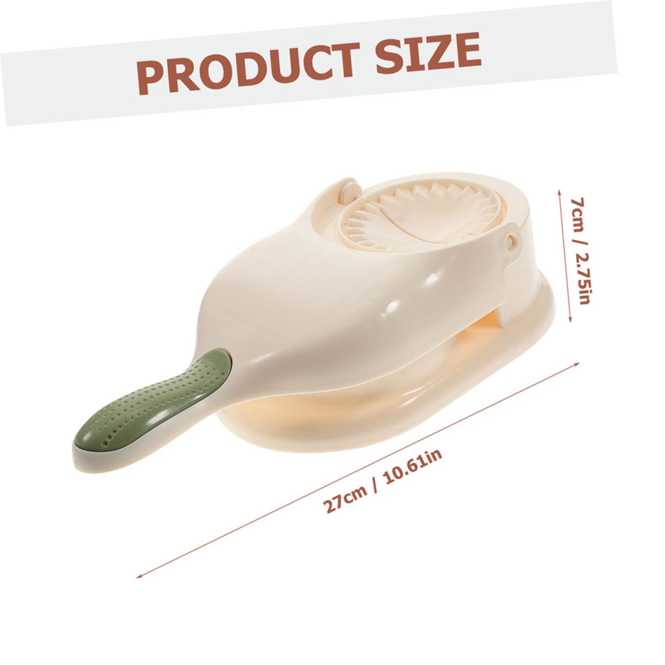 BRIGHTFUFU 2pcs Dumpling Wrapper Maker Press Sealer Small Manual Dough Presser for Boys and Girls Kitchen Gadget