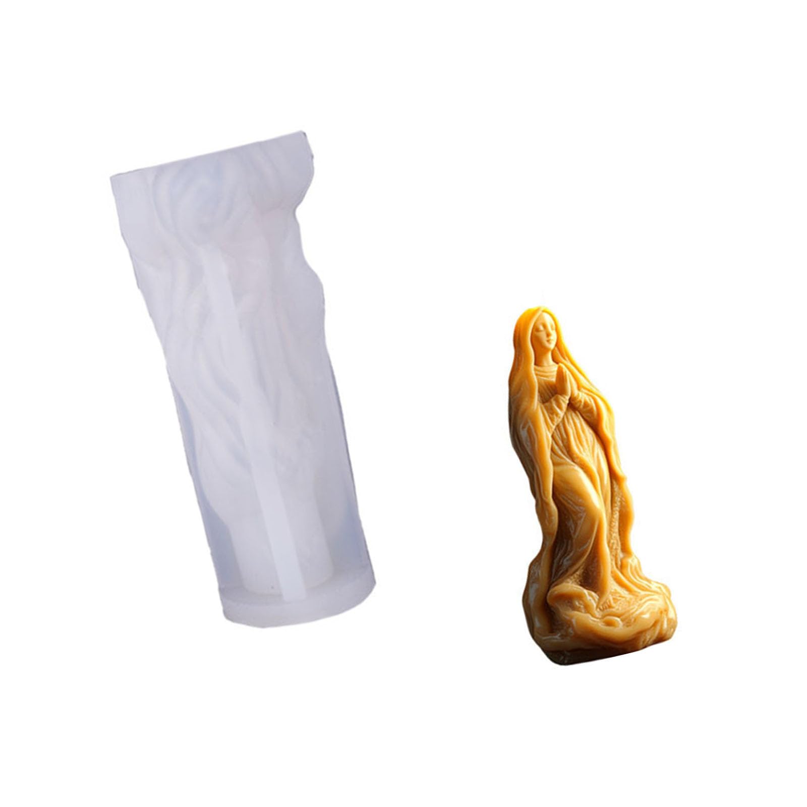 ZEPFJHE Spiritual Silicone Form Sturdy and Flexible Perfect for Making Unique Gifts and Decorations Permanent Silicone Mold