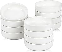 Vista 8 de Selamica Tazones de cerámica para salsa de soja de 3.3 pulgadas, platos de acompañamiento, cuencos pequeños para condimentos, sushi, ketchup