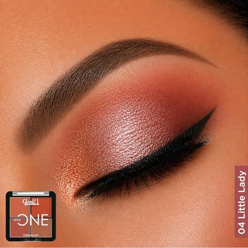 Image of Glam21 Little One 4-in-1 Eyeshadow Palette | Ultra pigmented, Easy to blend | Long Lasting Eye Make Up Kit |Little Lady-04