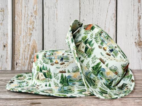 Image of Wide Brim Bucket Hat for Women Girl Men Boy