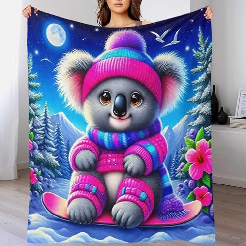 Couverture lit microfibre koala douce haute densité 150x200 - 6