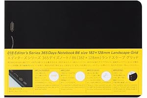 STALOGY 365 Days B6 Squared Landscape Notebook