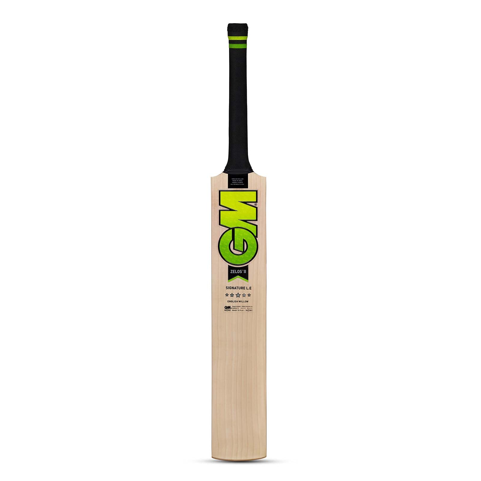 GM Zelos II Signature L.E. English Willow Short Handle Cricket Bat Size-Mens, Wooden