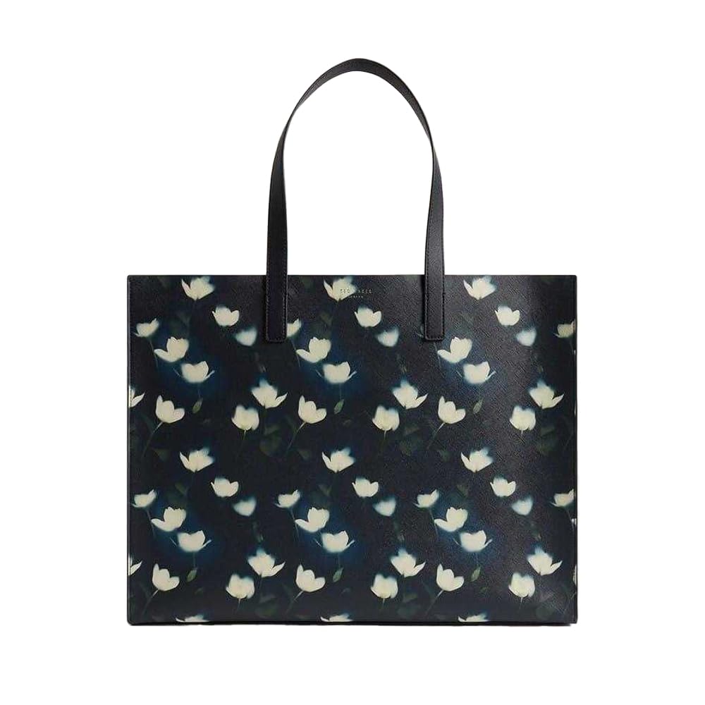 Ted Baker borsa a tracolla borsa shopper Tuulcon Large Tulip Printed Icon Bag Navy multicolore