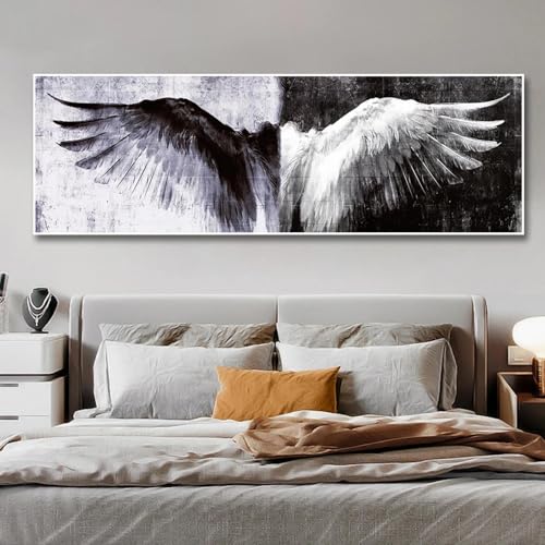 Décoration murale ailes d'ange pour habiller un grand mur
