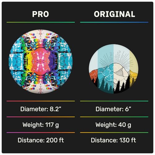 Waboba Wingman Pro - Faltbare Silikonscheibe - Fliegt gerade und weit, perfekt für Kinder und Erwachsene - Farbe Größe - Tundra