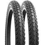YUNSCM 2-PCS 20' Bike Tires 20x1.95/54-406 Compatible with 20x1.90 20 x 1.95 20x2.0 All-Terrain Directional Tread BicycleTires (Y-1200)