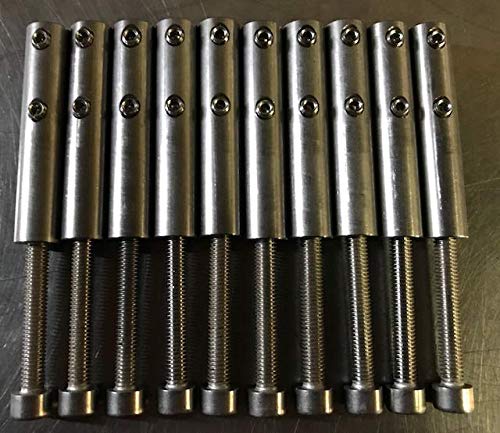 LOT DE 10 TENDEURS COMPLETS DE CABLE INOX DIAMETRE 3/4/5 MM