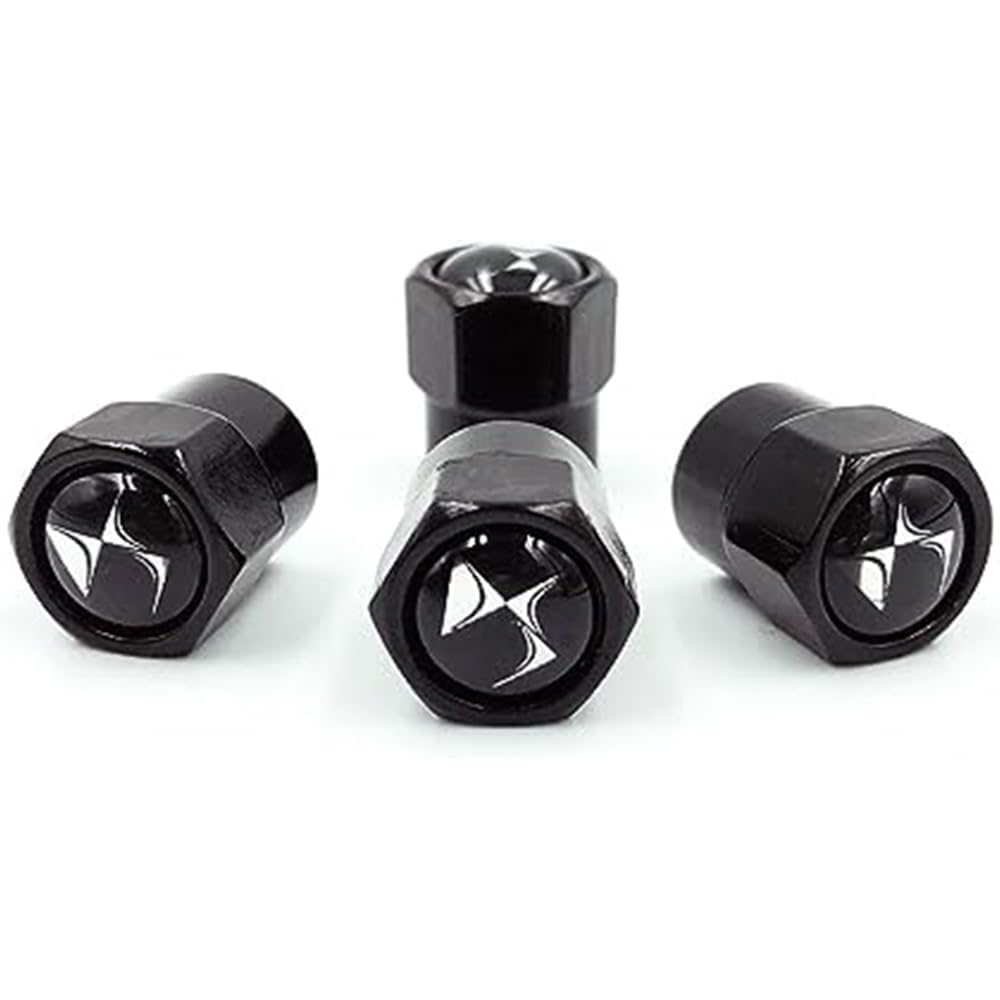 Set Di 4 Tappi Valvola In Metallo Per Auto DS 3,4,5,7,9 - Decorazione Pneumatici, Antipolvere, Antiruggine