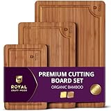 ROYAL CRAFT WOOD Wooden Cutting Boards for Kitchen...