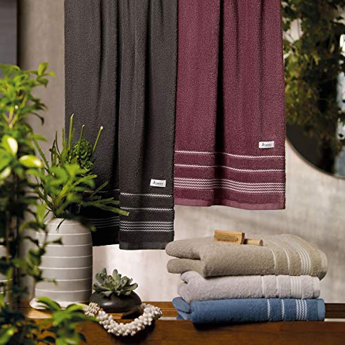 Toalha Home Design Chevron Santista - Rosto - Azul