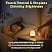 L LOHAS LED Egg Night Light for Kids, Baby Night Light with 7 Colors Changing,Stepless Dimming Brightness, BPA Free, Rechargeable & Touch Control, Nursery Night Lamp for Breastfeeding