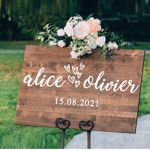 Panneau Sticker Bienvenue Vinyle Personnalisé Miroir DIY