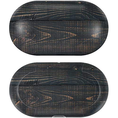 Skinit Decal Audio Skin Compatible with Samsung Galaxy Buds+ - Officially Licensed Originally Designed Black Painted Wood Design