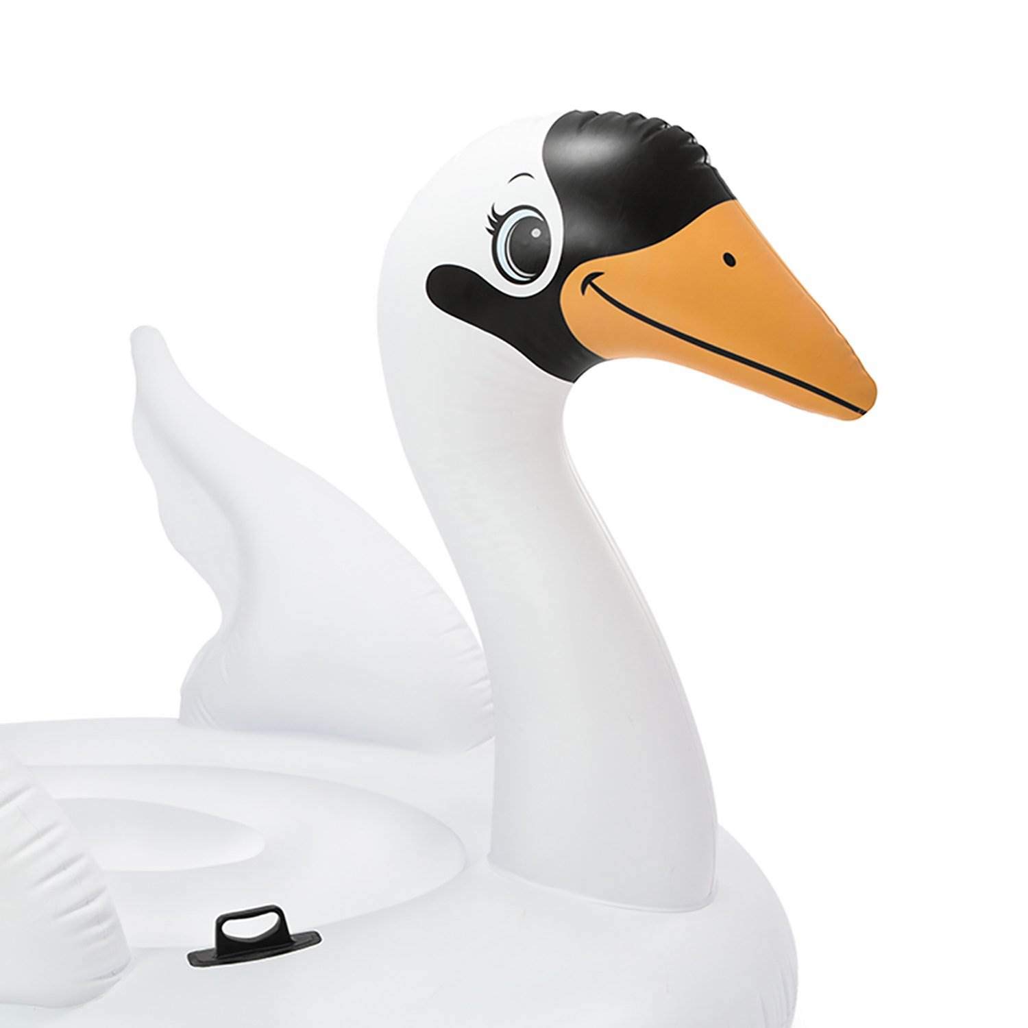 Intex Mega Swan Isla Inflable, Negro, Flotador (56287EP)