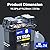 WattCycle 12V 100Ah LiFePO4 Lithium Battery - BCI Group 24, 15000 Cycles, Built-in 100A BMS, Low-Temperature Protection - Ideal for RVs, Golf Cart, Home Energy Storage, Boats and Marine Applications