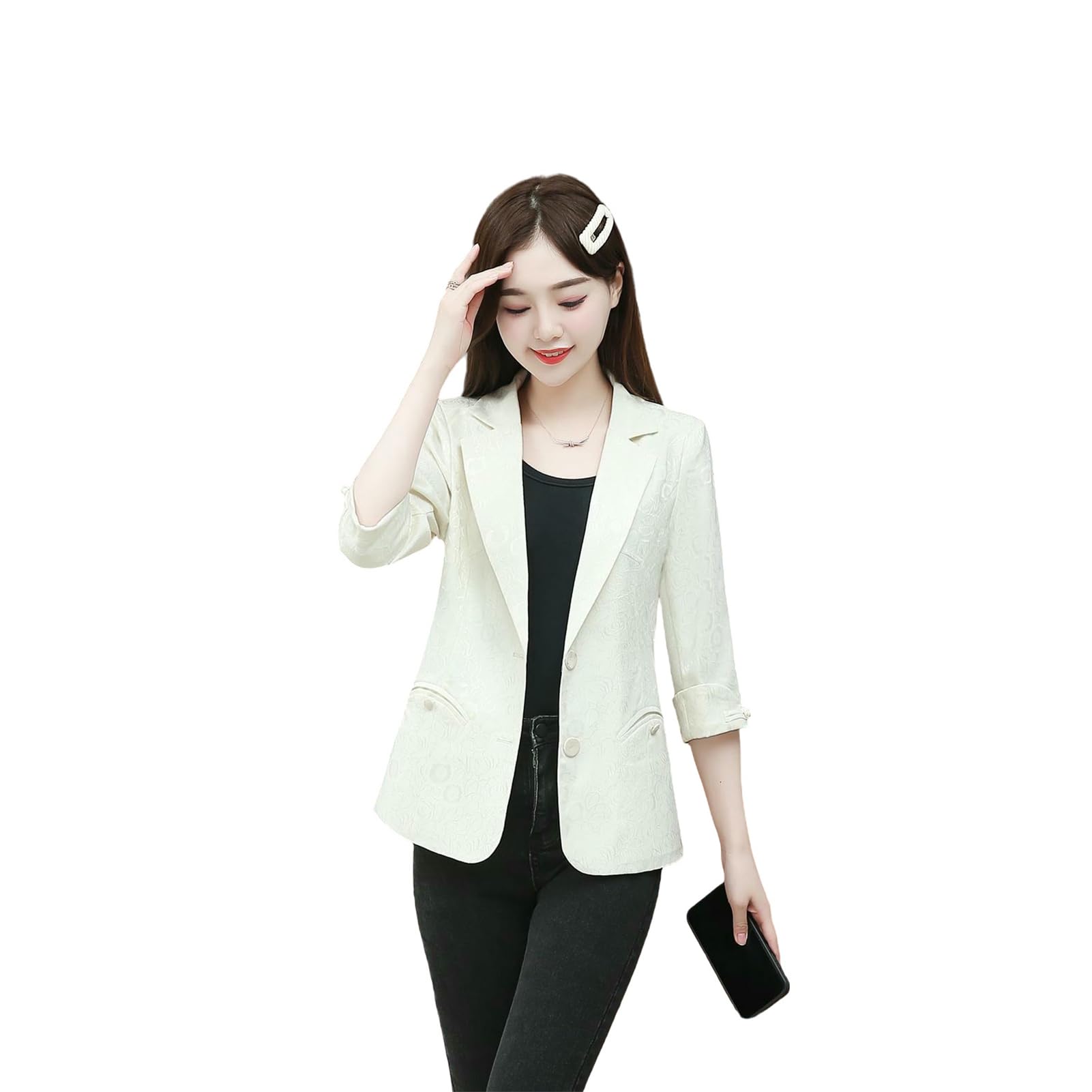 Blazer Minceur Style Chinois : Veste d'Été Fine Contre la Chaleur - 8