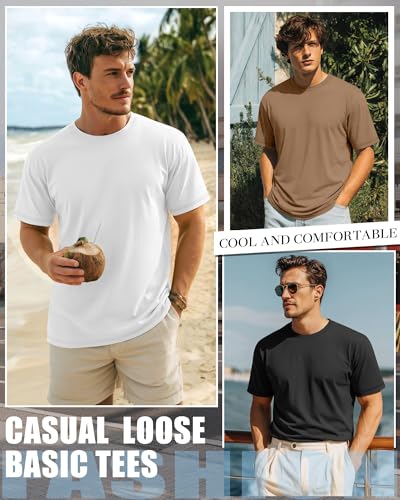 Image of Neer 3 Pack Big and Tall T-Shirts for Men L-7xl Tops