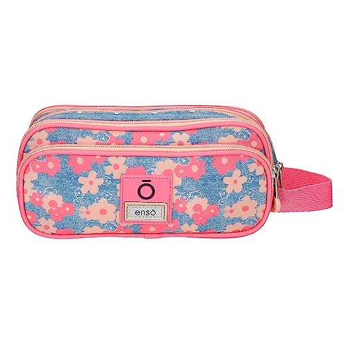 Enso Little Dreams Pink Pencil Case 22 x 10 x 11 cm Polyester, Pink, One Size, Case - Image 2