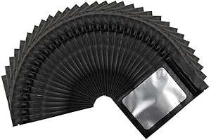 200Pcs Resealable Holographic Baggies for Treasured Storage