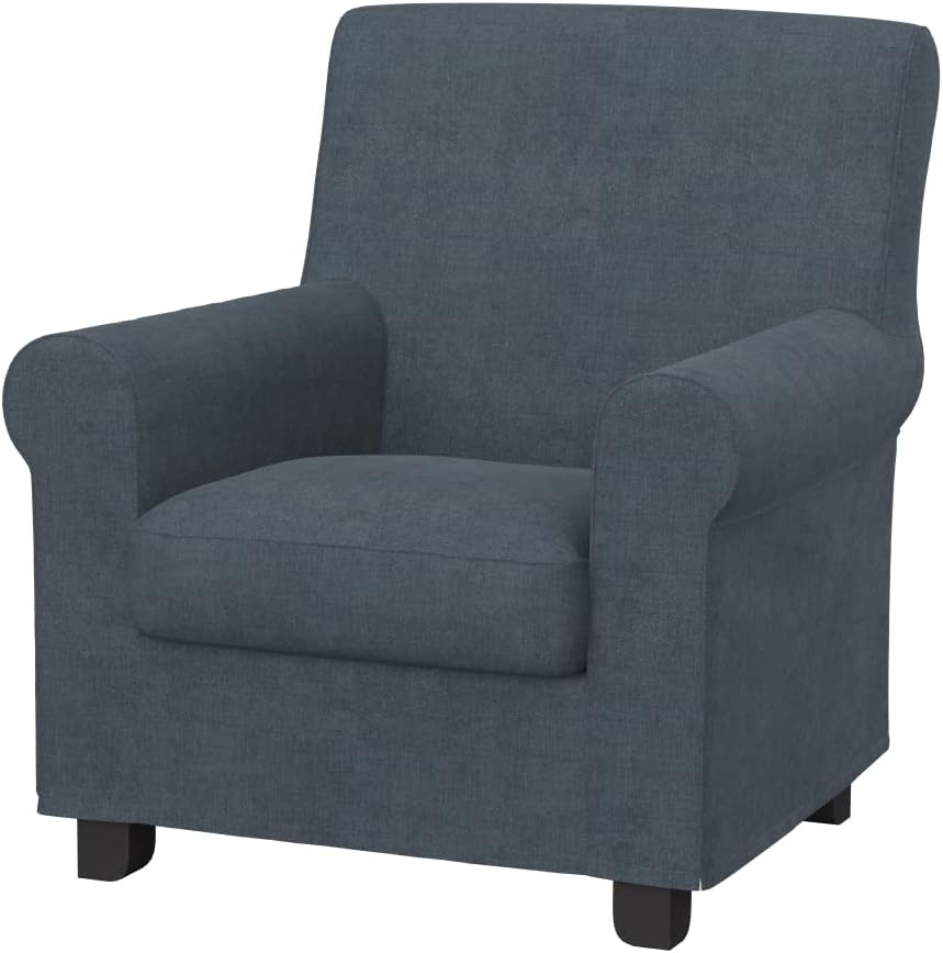 Soferia Replacement Compatible Cover for Gronlid Armchair, Fabric Softi Grey