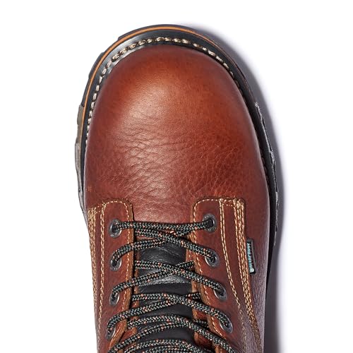 Timberland Boondock Tênis masculino, bico macio de 20 cm, impermeável, tamanho 42, marrom médio, 43