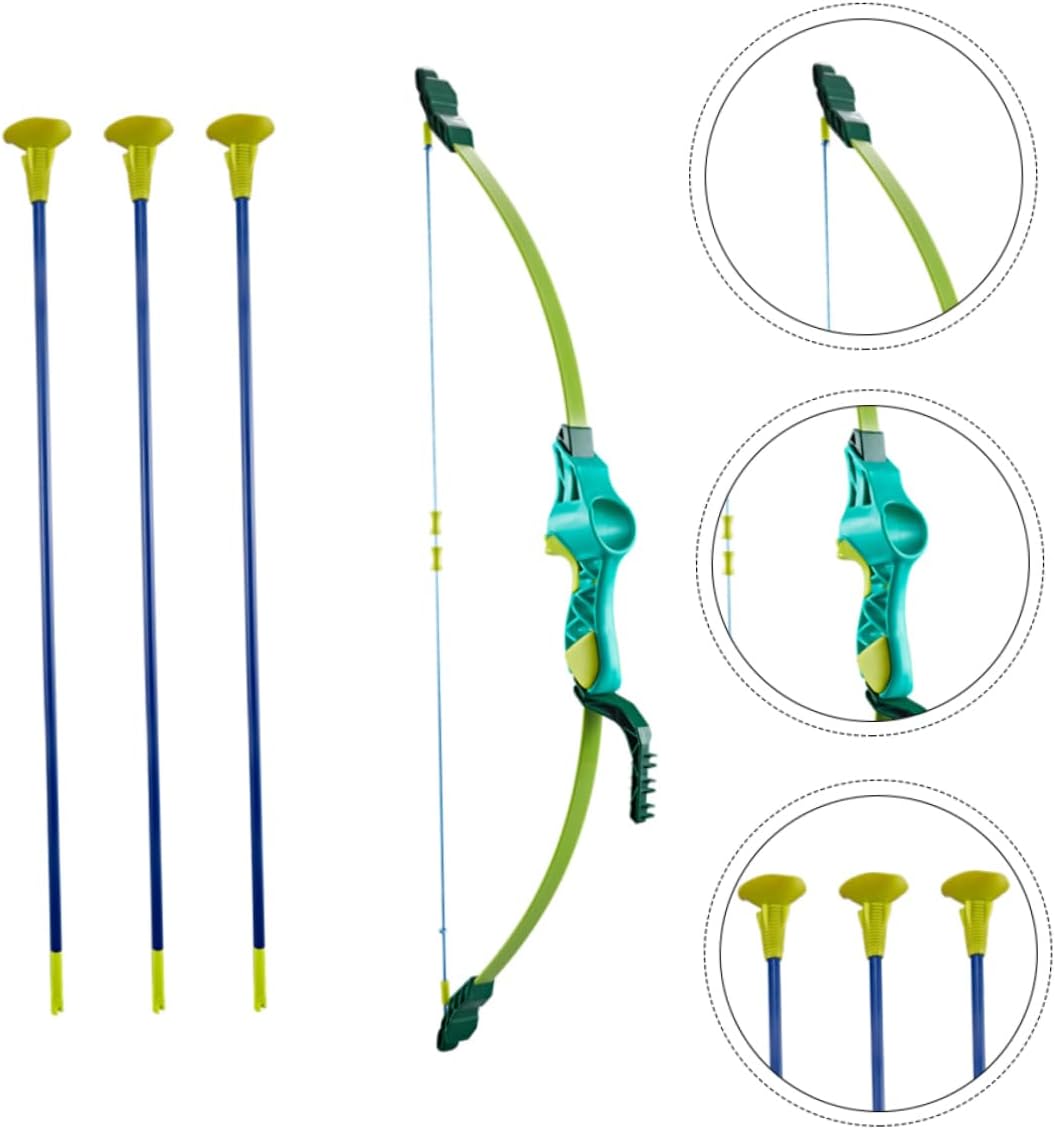 Totority Boy Girl Archery Toy with Suction Cup Arrows Durable Outdoor for Boy Girl Design for Safe Fun The Backyard Park