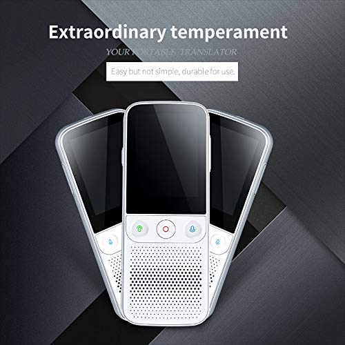 Traducteur Vocal T10 Pro 137 Langues – Traduction Temps Réel Bidirectionnelle, WiFi + Hors Ligne, Écran 2,4″, Noir