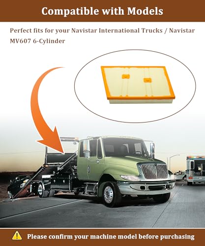 Image of 2522414C91 Engine Air Filter | Fits for Navistar International Trucks Cummins Engine ISB 6.7 2003