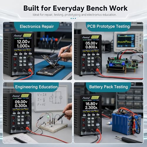 Image of DC Power Supply Multimeter, 60V 10A 300W Switching Power Supply 110V Input