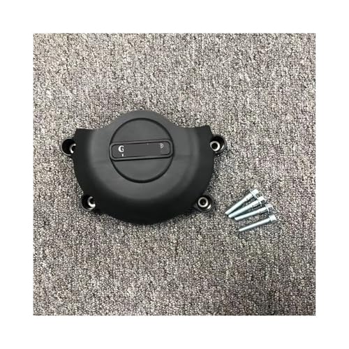 Couvercle stator YZF-R6 (2006-2023) protection moteur moto finition noire anodisée satinée