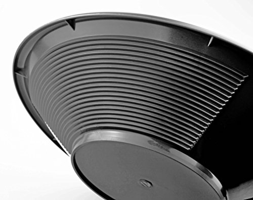 Setaccio per il lavaggio dell'oro, plastica nera