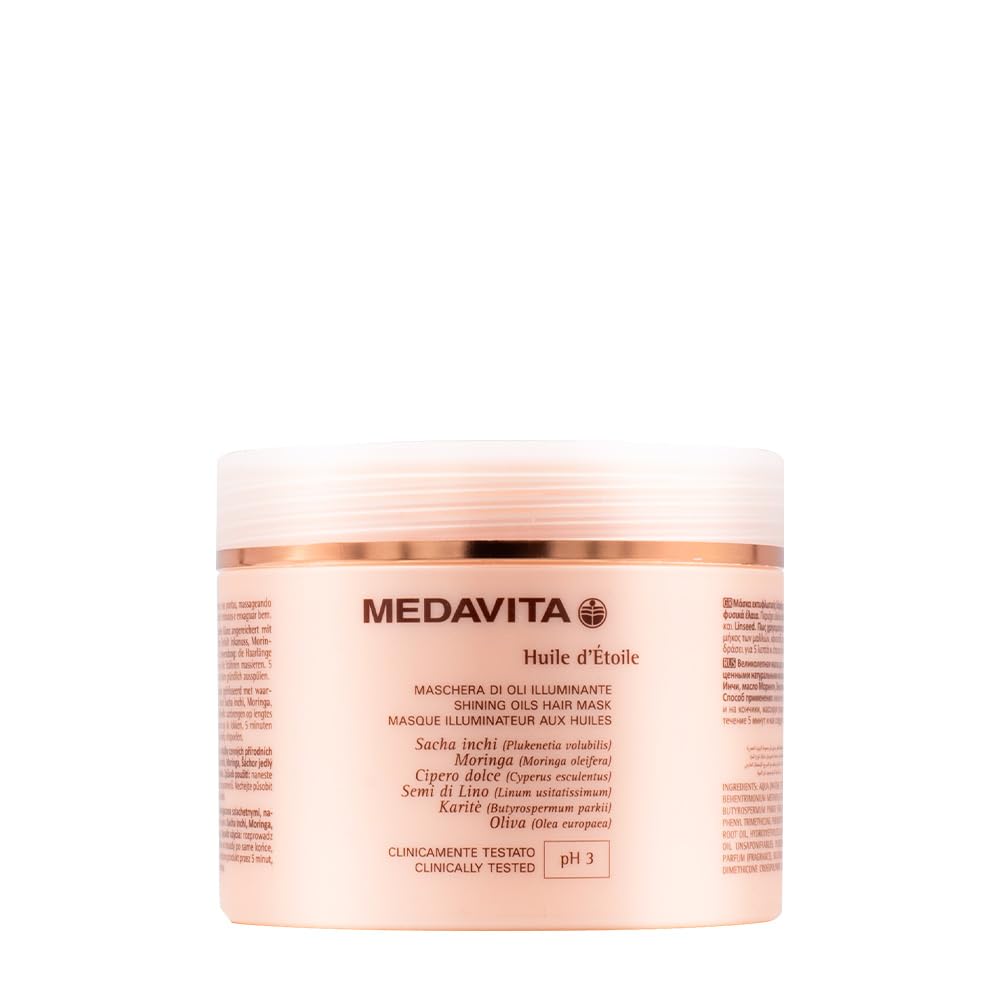 Medavita, Huile D'Etoile, Maschera Di Oli Illuminante, pH 3, 500 ml