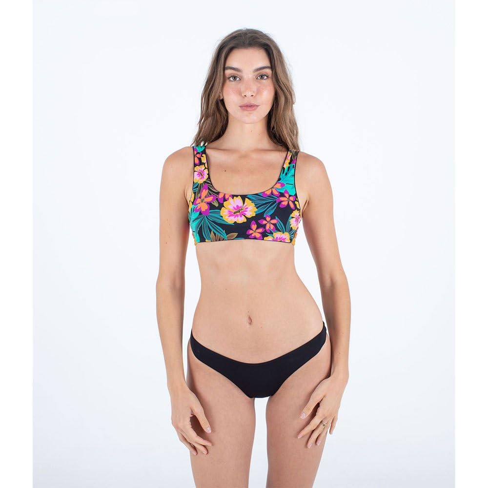 Hurley Fiji Fantasy Rvsb Bralette Parte Superior de Bikini para Mujer