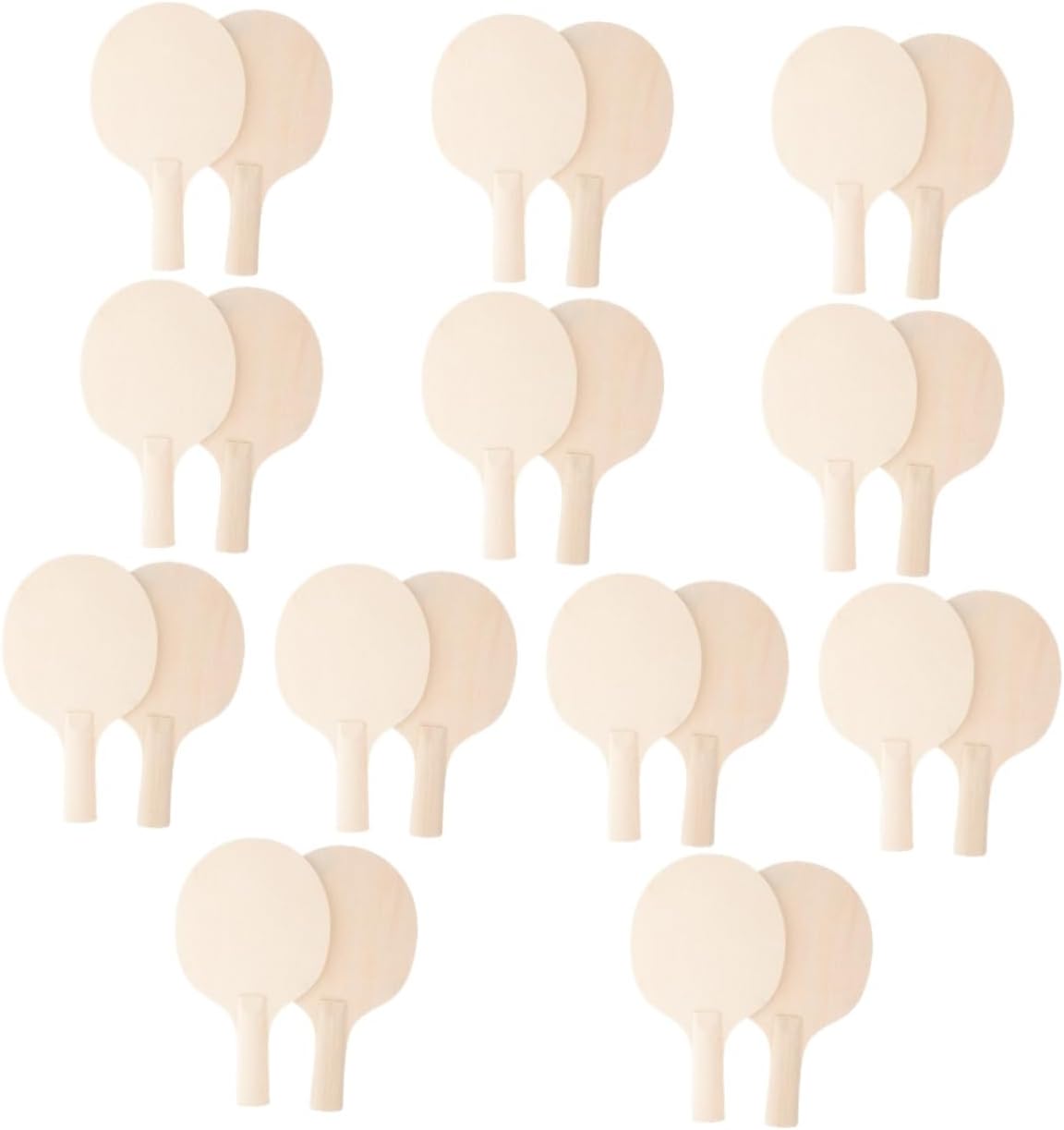 VICASKY DIY Table Tennis Paddles for Unfinished Rackets for Outdoor Sports Activity Educational for Family Fun