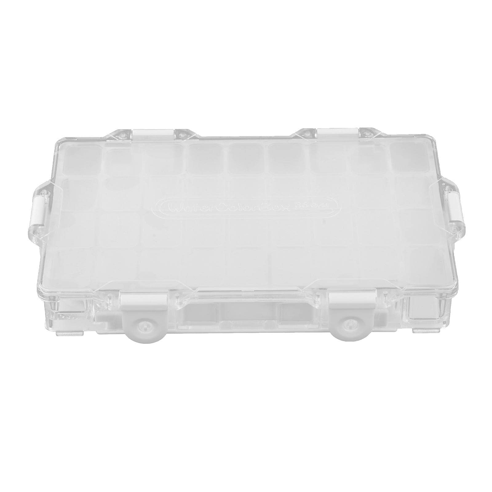 Airtight Paint Storage Palette Box Stay Wet for Gouache 36 Well with Palette