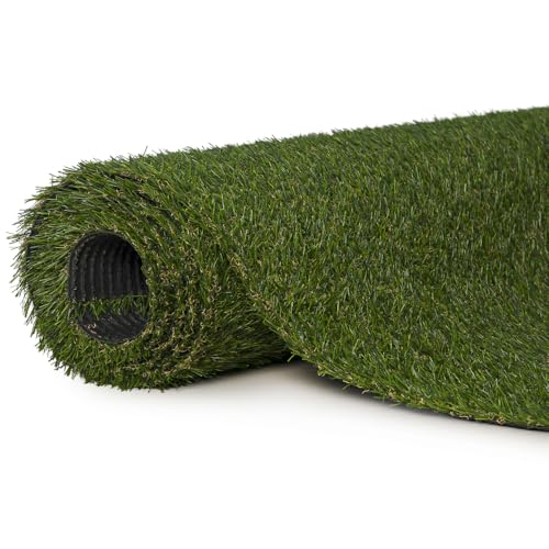 Mazovia Gazon Artificiel Vert Résistant Aux Intempéries Tapis De Gazon Pour Balcon Jardin Terrasse Imperméable, Facile D'entretien Et Robuste, Vendu Au...